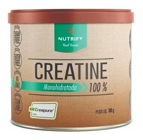Creatina Creapure Nutrify Monohidratada - 100% Original 300g