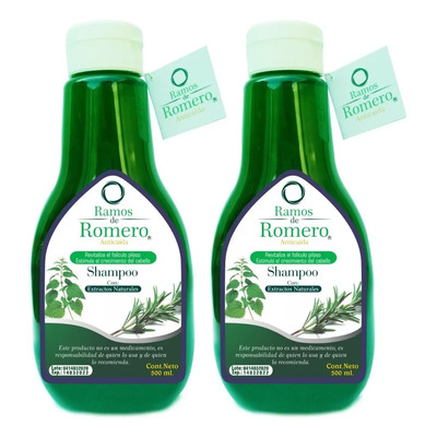2 Shampoos Nacimiento De Cabello. Ramos De Romero. 500 Ml | Meses sin interés