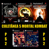 Pacote 5 Jogos Mortal Kombat - Ps2