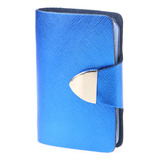 Funda Organizadora Azul Credit Case Para Mujer