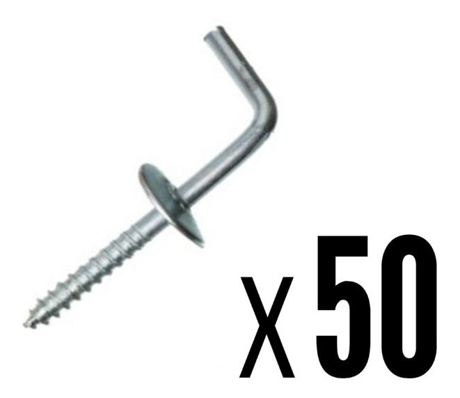 PITONES  Escuadra C/ TOPE Nº 8    (bolsa x 50 u. )