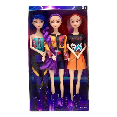 2025 New Conjunto De Muñecas De Grupo De Chicas Ste De 3pz | Meses sin interés