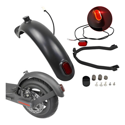 Guardabarros Salpicadera Con Lampara Scooter Para Xiaomim365 | MercadoLibre