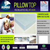 Pillow Top Nasa Viscoelástico Gel Infusion Solteiro 78x8 Cm