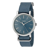 Reloj Timex Tw2p88700 Originals Tonal Blue Nylon Slip-thru S