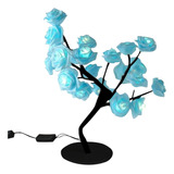 Lámpara De Mesa Led Usb Rose Bouquet Con Forma De Árbol, Luc