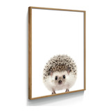 Quadro Decorativo Filhote Animal Quarto Vidro Moldura Nicho