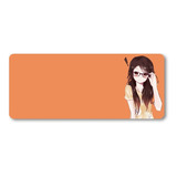 Mousepad Xxl 80x30cm Cod.346 Chica Anime Naranja