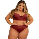 Lingerie Plus Size Kit 5 Conjuntos Atacado 48 50 E 52