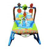 Silla Mecedora Para Bebé Zippy Toys Mecedora Vibradora Azul