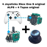 4  Joystick Alps + Tapas Original Compatible Con Xbox One S