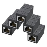 Acoplador Ethernet Ocvenkal, Acoplador Rj45, Paquete De 5 Pa