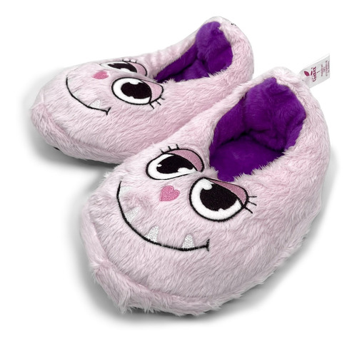 Pantufa Sapato Infantil Monster Rosa - Cortex