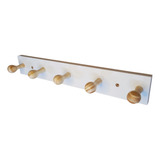  Cabideiro De Parede 5 Ganchos Ideal Para Closet Lojas Mdf