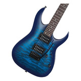 Guitarra Eléctrica Ibanez Grga120qatbb, 6 Cuerdas, Azul Tran