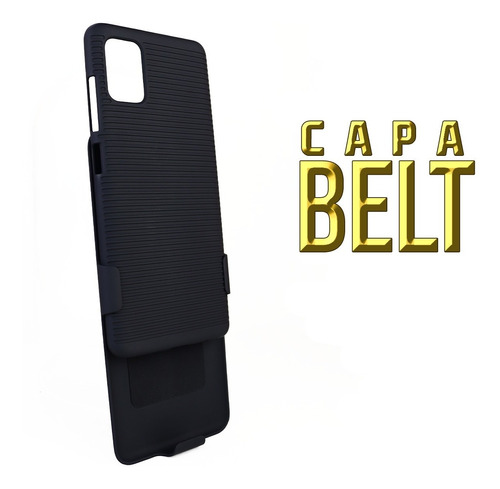 Capa Clip Belt Para Galaxy A31 A315 6.4 Suporte Cinto E Mesa