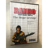 Rambo First Blood Ii Juego Sega Master System Original