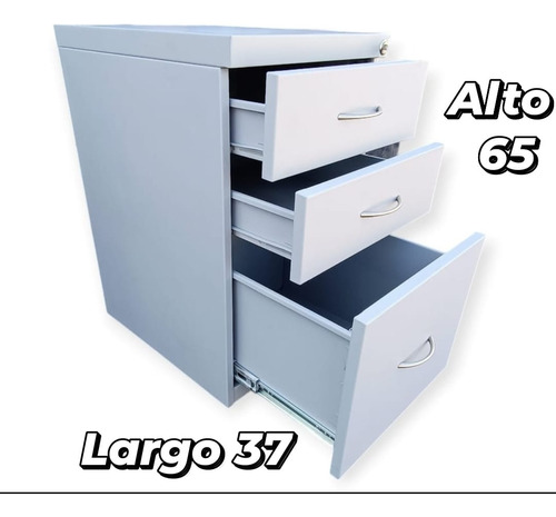 Archivador Metalico Con Llave Mueble Organizador 