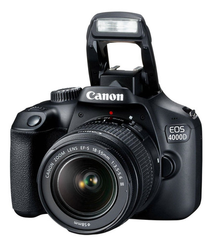 Camara Canon 4000d Con Lente Ef-s 18-55mm Dc Iii