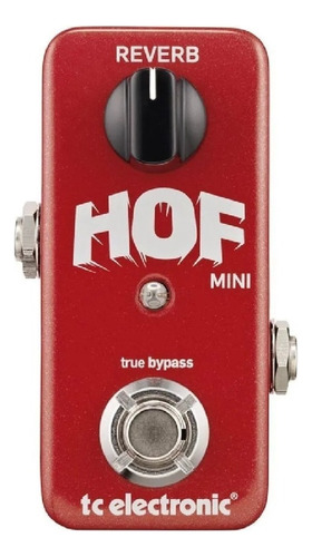 Tc Electronic Hall Of Fame Mini Cor Vermelho