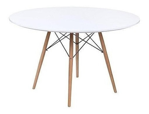 Mesa Eames Redonda 80 Cm Diseño Vintage / Ekipofertas