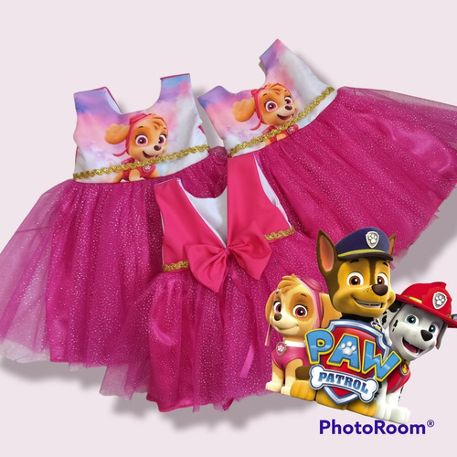 Vestido Niña Skye Paw Patrol Sky Patrulla Canina 