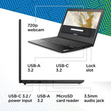 Portátil Lenovo Ideapad 3 11 Chromebook, Pantalla Hd De 11,6
