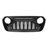 Parrilla Angry Enojado Barra Led Jeep Jl 2018-2024 Gladiator