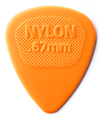 Púa De Guitarra Jim Dunlop De Nailon Midi Standard De 0,67 M