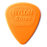 Púa De Guitarra Jim Dunlop De Nailon Midi Standard De 0,67 M