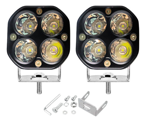 Foco Barra Neblinero Faenero 4 Super Led Adaptable 12v24v X2