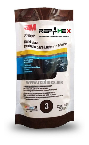 Handglaze Paso 3 - 3m Cera Para Lustrar A Mano 225ml 5988