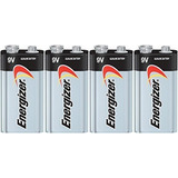 Baterías Alcalinas Energizer Max 9v, 4-count