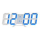 12h/24h Reloj Alarma Digital 3d De Pared Led Multifuncional
