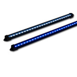 2 Luminárias Led Cores 40cm P/ Aquário Marinho Ou Plantado