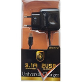 Cargador Usb Doble P/type-c Carga Rápida