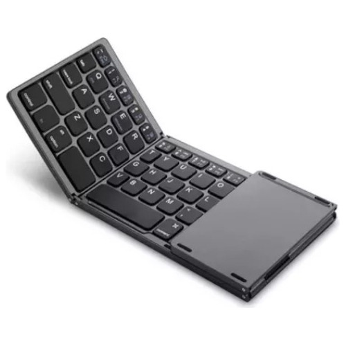 Mini Teclado Touch Dobrável Bluetooth Para Celular E Tablet