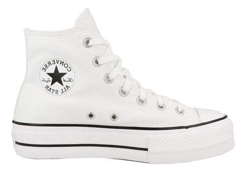 Tenis Converse All Star Bota Alta Hi Lift Lona Plataforma