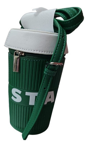 Funda Para Vaso Tamaño Grande De Starbucks C/cierre Verde