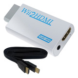 Adaptador Nintendo Wii Para Hdmi Compativel + Cabo Hdmi 2m