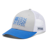 Columbia Gorra Unisex Pfg De Malla A Presión Con Bandera D.