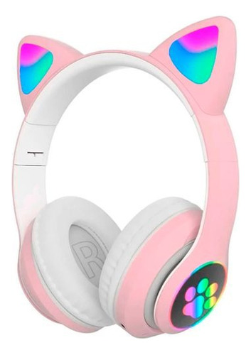 Auricular Bluetooth Gato Huella Inalambrico Niño Niña Regalo