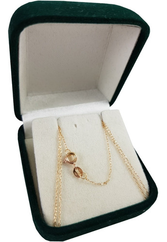 Cadena Oro 18k Forcet 0,9gr 40cm 45cm Mujer Chico N