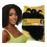 Goivo Bundles Cabelo Cacheado Para Entrelace Afro Curto 