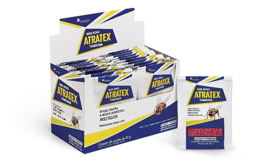 Kit 5 Atratex Inseticida Mata Mosca 25g