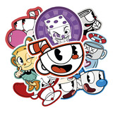 Pack Stickers Vinilo Cuphead Calcomanias Apum