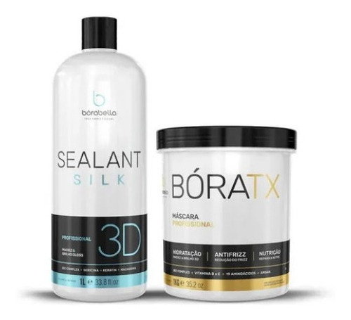 Kit Borabella Selagem 3d Semi Definitiva + Boratox Btox 1kg