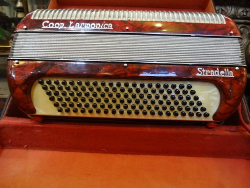 Acordeon L'armonica Stradella Italiano 120 Baixos