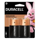 Pilha Alcalina Grande D Com 2 Unidades Duracell