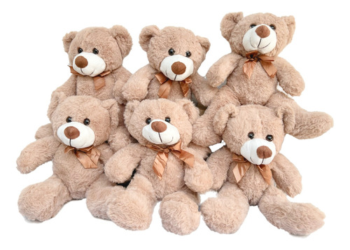 Peluches Mayoreo 6 Pzas Osos De Peluche Muñeco Regalo Niños